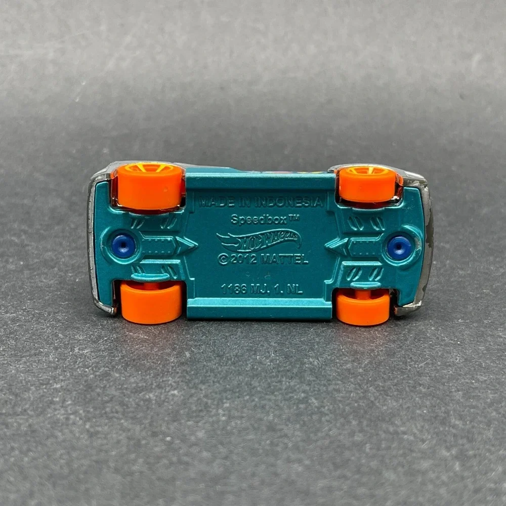 Hot Wheels Speedbox Van SB-1 Vehicle Blue Orange Diecast 1/64 Scale Loose